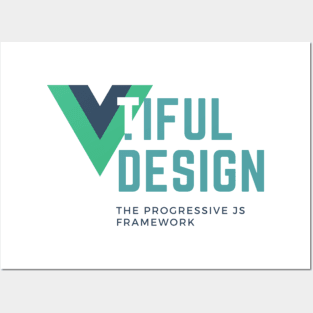 Full Stack Developer Shirt | Vuetiful Javascript Proud Programmer Shirt | Vue js Posters and Art